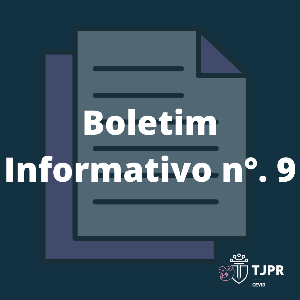 Boletim Informativo n°. 9