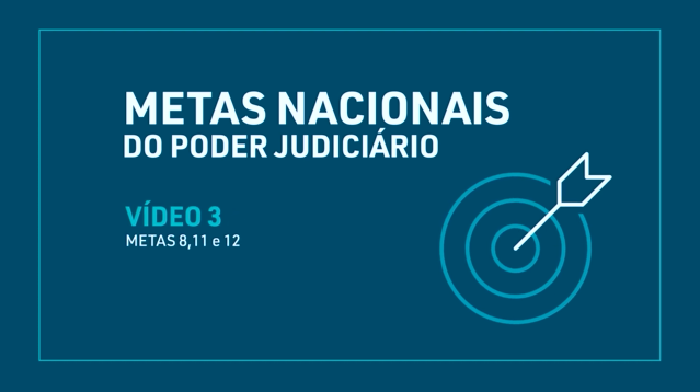 A Divisão de Estatística do Departamento de Planejamento, com o apoio e suporte da Assessoria de Comunicação, produziu um vídeo institucional sobre as Metas 8, 11 e 12 do Poder Judiciário.