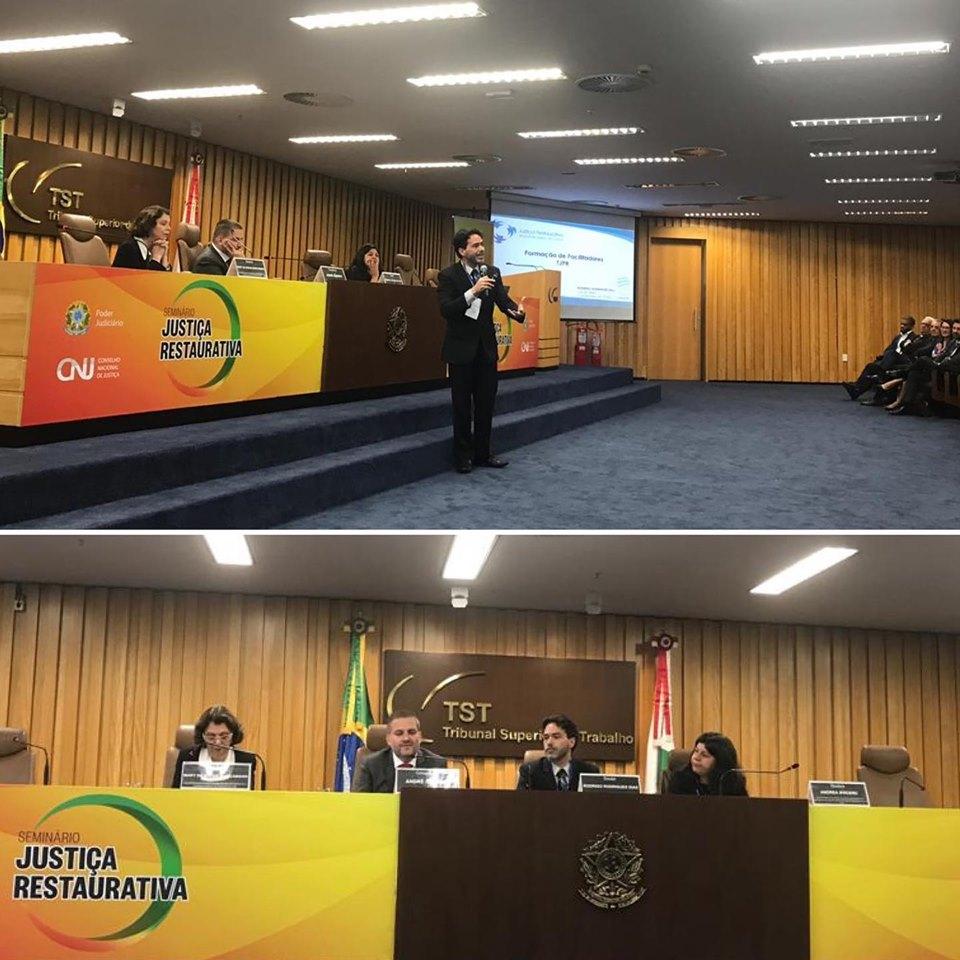 Trabalho paranaense é apresentado no 1º Seminário de Justiça Restaurativa do CNJ