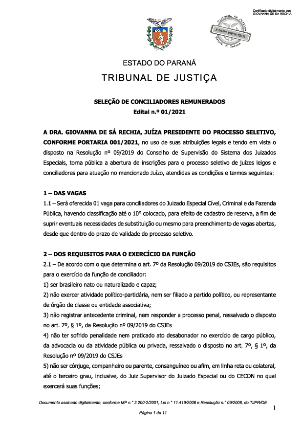 Disponibilizado em 17/05/2021