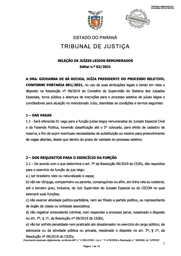 Disponibilizado em 17/05/2021