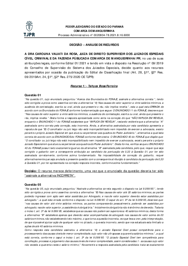 Disponibilizado em 04/08/2021