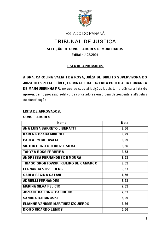 Disponibilizado em 29/06/2021