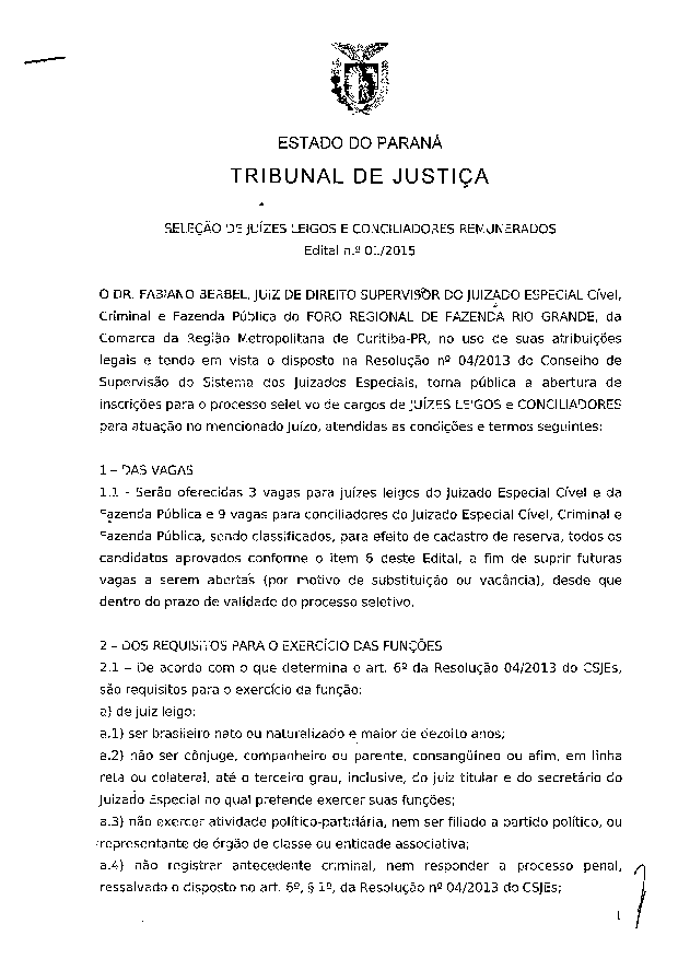 Disponibilizado em 17/09/2015
