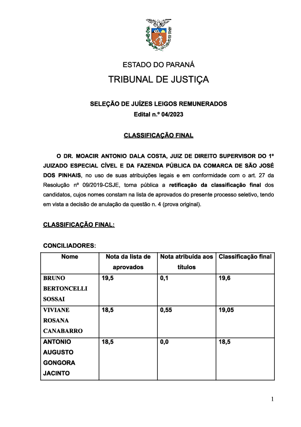 Disponibilizado em 16/03/2023