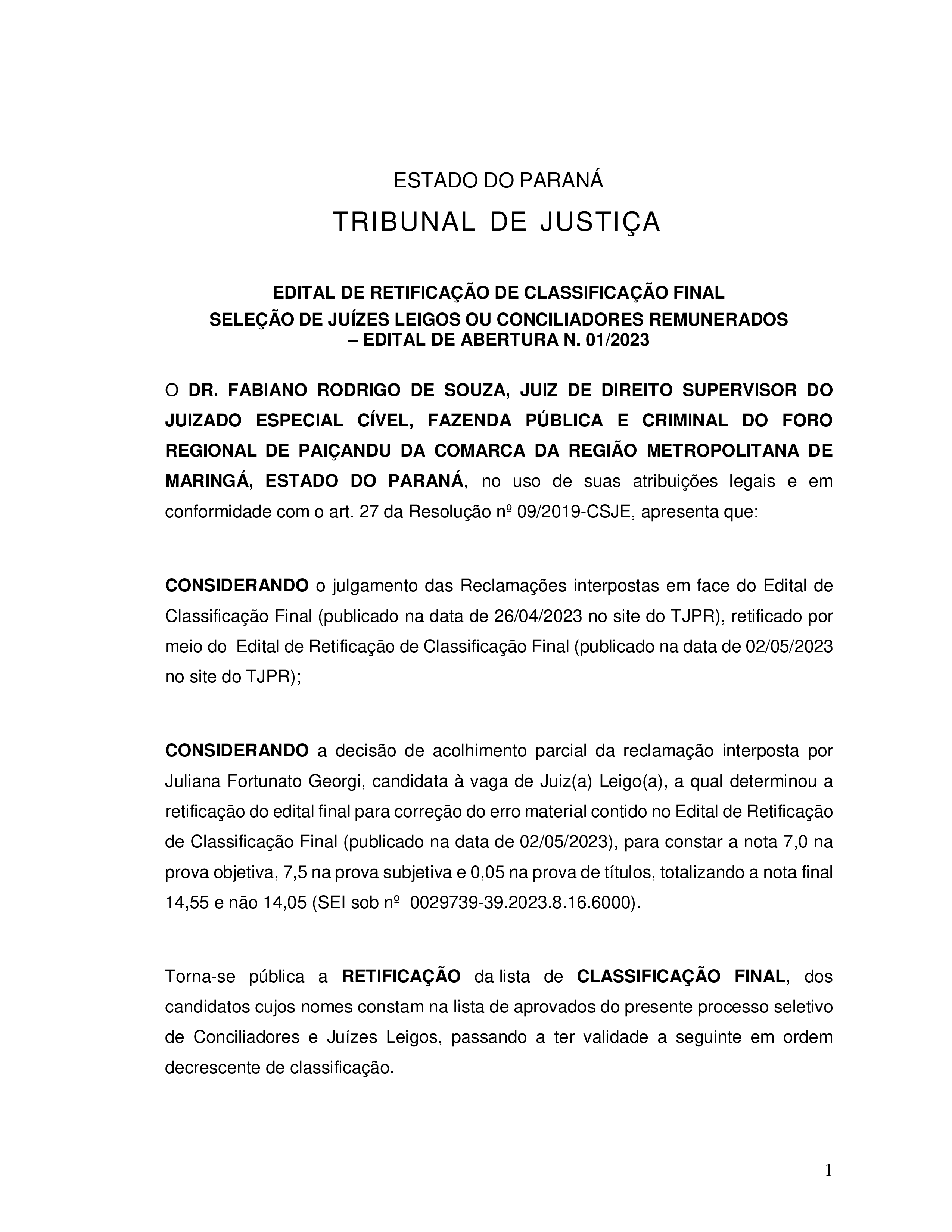 Disponibilizado em 09/05/2023
