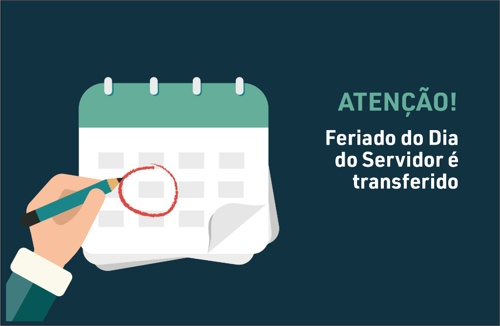 Feriado do dia do Servidor Público é transferido para o dia 31/10