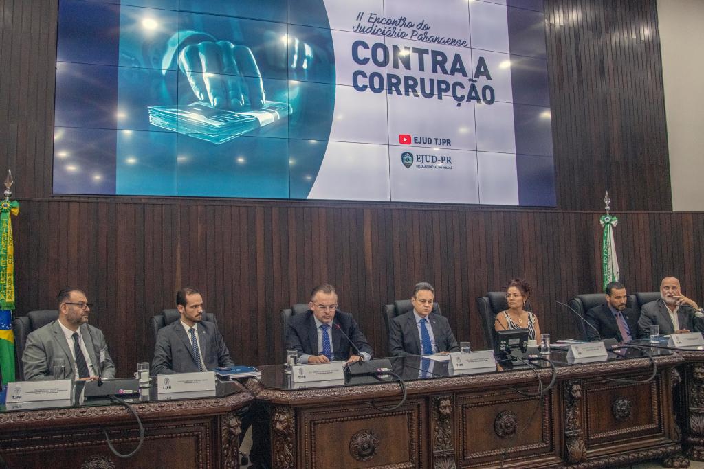 TJPR realiza II Encontro do Judiciário Paranaense Contra a Corrupção
