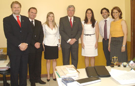 Presidente Miguel Kfouri Neto reúne-se com os juízes de Direito da Comarca de Toledo